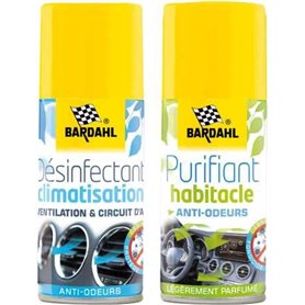 Pack nettoyant + purifiant climatisation BARDAHL 125 ml