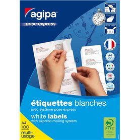Apli 101044 Boîte de 2100 Etiquettes multi-usage A4 70 x 42