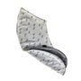 Housse coussin d'allaitement et de grossesse jersey Cœurs gris