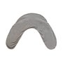 Housse coussin d'allaitement et de grossesse jersey Cœurs gris