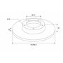 Valeo 186802 Disque de frein Disque de frein huilé 186802 Boîte de 2 disques complet Essieu avant [accessoires inclus] Similaire