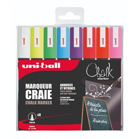 Uni Ball - Uni Mitsubishi Pencil- Marqueurs Craie Chalk Marker PWE-5M-Marquage Éphémère