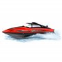 TURBO CHALLENGE - Bateau - Turbo Boat - 094117 - Bateau Télécommandé - Rouge - 1/16 - Prêt à Naviguer - Batterie Rechargeable et