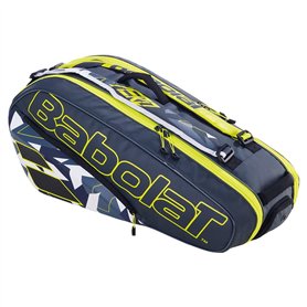 Babolat Rhx6 Pure Aero Sac pour Raquette de Tennis Gris/Jaune/Blanc 6 Unisexe