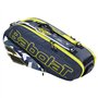 Babolat Rhx6 Pure Aero Sac pour Raquette de Tennis Gris/Jaune/Blanc 6 Unisexe