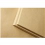 Clairefontaine 96546C Bloc Encollé Papier Kraft - 100 Feuilles Papier Kraft Vergé Brun A3 29,7x42 cm 90g - Papier Double Face po