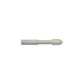 Ateliers28 MOBOIS 2 tringles Rondes Extensibles 50/80cm 4 pitons Blanc