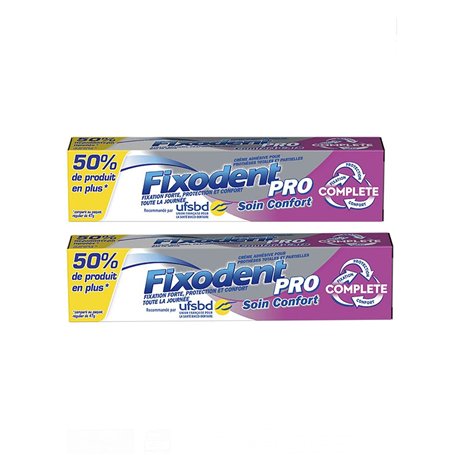 Fixodent - Fixodent Pro - Soin Confort - Tube de 70