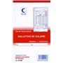 ELVE 26516 Carnet 50 Duplis Bulletins Salaire Plastique Assorties