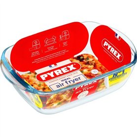 Plat air fryer - PYREX - 1450143 - Rectangulaire - En verre borosilicate - 23 x 15 cm