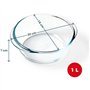 Plat air fryer - PYREX - 1450140 - Rond - En verre borosilicate - 20 cm