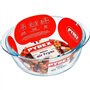 Plat air fryer - PYREX - 1450140 - Rond - En verre borosilicate - 20 cm