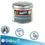 Eurotel Pierre Blanche Argile Naturelle Nettoyage - 425 GR - Formule 2023 : Film de Protection + Maxi Eponge Alvéolée + Pot Méta