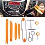 Malayas - Kit de 12 PCS Outil Démontage Garniture Installation Audio Intérieure Suppression Renovation Trim pour panneau/autorad