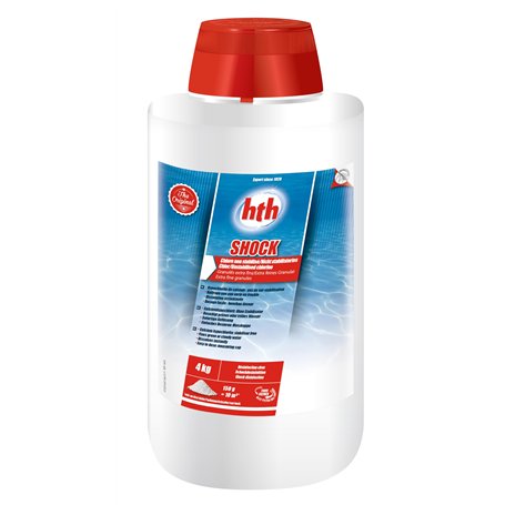 Hypochlorite de Calcium - Chlore Choc hth® Shock Poudre - 4 kg