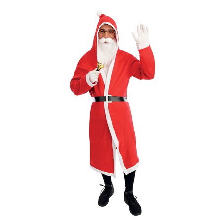 P'TIT CLOWN - 12073 - Costume Père Noël Adulte - Santa Claus - Manteau avec Capuche