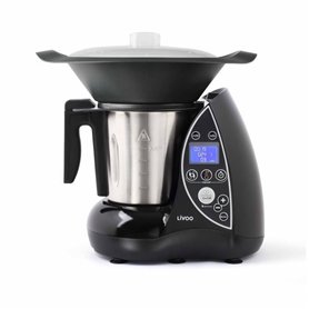 Robot culinaire chauffant - LIVOO - DOP142N - Noir métal