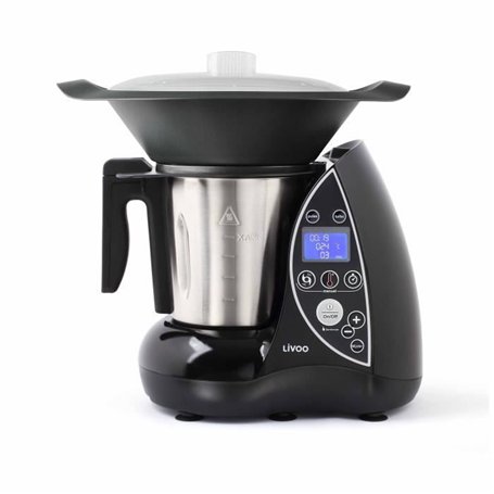 Robot culinaire chauffant - LIVOO - DOP142N - Noir métal