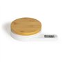 Balance de cuisine dynamo - LIVOO - DOM466 - Plateau bambou - Sans pile ni chargement - Max. 5 kg - 4 unités de mesure - Ecran L