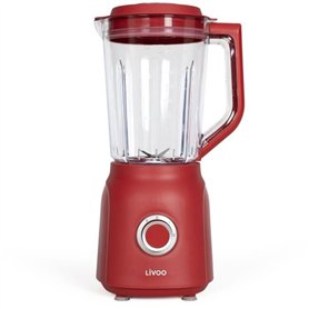 Blender - LIVOO - DOP242R - Rouge chili et tranparent