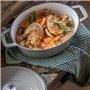 Cocotte ovale - Livoo - MEP129G - Gris