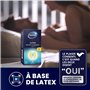 Manix Super : Boite de 24 Préservatifs Classiques en latex / Préservatifs pour Homme Lubrifiés et Fins de Taille Standard / Diam