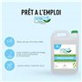 ACTION VERTE - Triple action - Nettoie, désodorise et dégraisse les sols - sans traces et fait briller - Formule naturelle - Lab