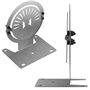 YChoolco Cibles de tir pivotantes en Acier pour balles d'eau et d'argile Cible rotative d'entraînement Polyvalente Convient aux 