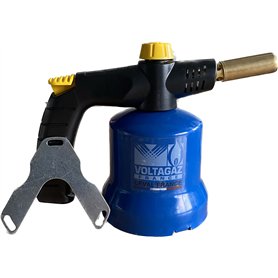 CEVAL Lampe à souder Piezzo 200°C Bleu Noir Acier 750°C