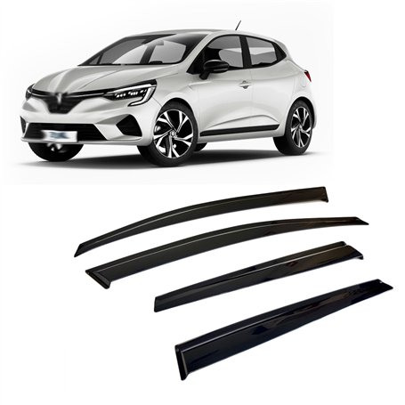 LISHAOWUDI Automotive Déflecteurs pour Clio 5 2020-2024