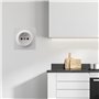 Prise simple 16A en saillie - Blanc - Vulco - Zenitech