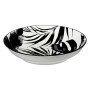 Service D'assiettes "palme" - Noir - 18 Pièces
