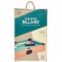 Mister Gadget MG2017 Jeu de table Billard Avec 2 queues 16 boules 1 triangle et 1 craie bleue Bois plastique et textile Marron v