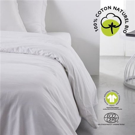 Parure de lit - TODAY - 220 x 240 cm - Coton 100% - Organic - GOTS et oeko-Tex