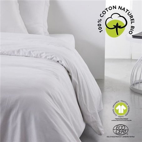 Parure de lit - TODAY - 240 x 260 cm - Coton 100% - Organic - GOTS et oeko-Tex