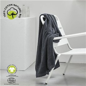 Maxi drap de bain - TODAY - 90 x 150 cm - Coton - Organic Fusain