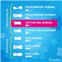 Carefree Protège-slips Cotton Feel Normal au parfum frais, taille normale, 56 pièces (lot de 1)