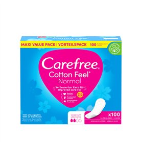 Carefree Protège-slips Cotton Feel Normal sans parfum (100 pièces)