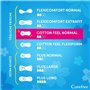Carefree Protège-slips Cotton Feel Normal sans parfum (100 pièces), 100% respirant pour une sensation de fraîcheur longue durée 