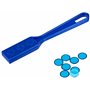 LOTOQUINE Kits 3 en 1, 1 Trousse, 1 bâton et 100 pions BSP1PT Rouge