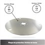 SKANA - Disque Robot - Acier - Pièce De Rechange - Plaque Protection/Friction Des Lames - Pour Tondeuses Robots Husqvarna Automo