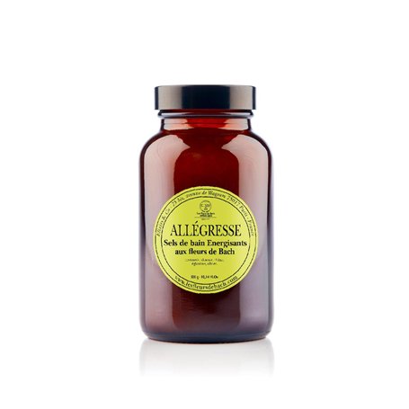 Elixirs & Co - Sels de Bain aux Fleurs de Bach - Allégresse - Soins du Corps Naturels - 300g