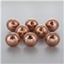 G Decor Lot de 8 boutons de porte en cuivre martelé, pour tiroirs de placards, style bohème, finition vintage