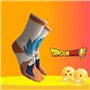 Dragon Ball Z Goku Super Saiyan Lot de 3 paires de chaussettes hautes classiques pour homme et adolescent, taille EU 43/46, oran