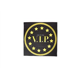 Vip lot de 16 serviettes en papier 33cm