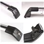 pour BMW 5er F11 Touring Estate 2011-2016 Aluminium Croix Barres Balustrade Transporteur