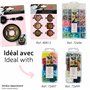 Aladine - Kit Réchaud & Cuillère pour Cire à Cacheter - Pour Créer & Chauffer Sceau de Cire - Cuillère Téflon - Faire-Part Maria