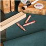 SANTEX 6066-17-30, Chemin de Table Coton uni Prune