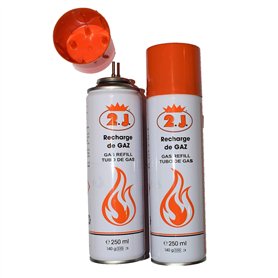 2J Lot de 2 Recharges pour briquets gaz