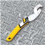 Fishtec Lot de 2 Pince Multiprise 13-24 mm - 10-19 mm Jaune